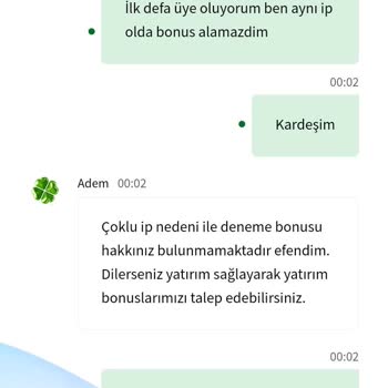 Üyelik Bonusu Ve Çekim Sorunu