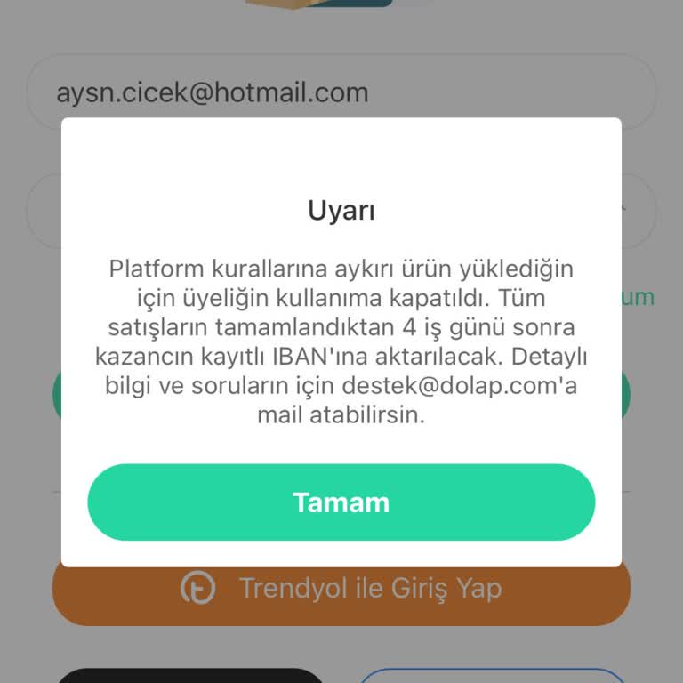Hesap Engeli Nedeniyle Mağduriyet Yaşıyorum
