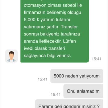 Yatırımım Hesabıma Geçmedi Ve Yardım Alamıyorum