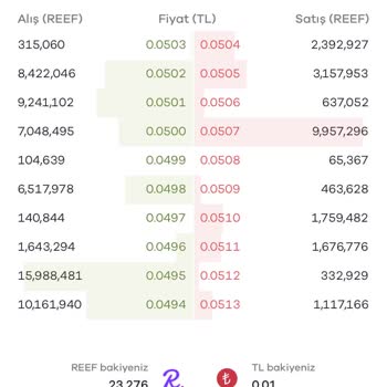 Paribu'da Reef Coin Fiyatında Büyük Yanlışlık
