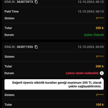 Kazandığım Hakkımın Geri Verilmesini İstiyorum