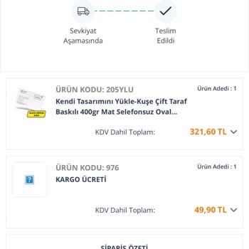 Avansas'tan Geciken Kartvizit Teslimatı Sorunu