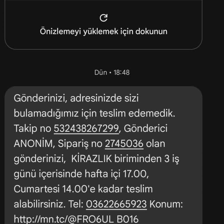 Evdeyken Teslim Edilmeyen Kargo Sorunu