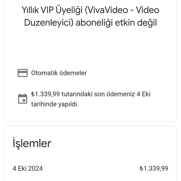 Ücretsiz Denilen Uygulama İçin Hesabımdan Ücret Çekildi!