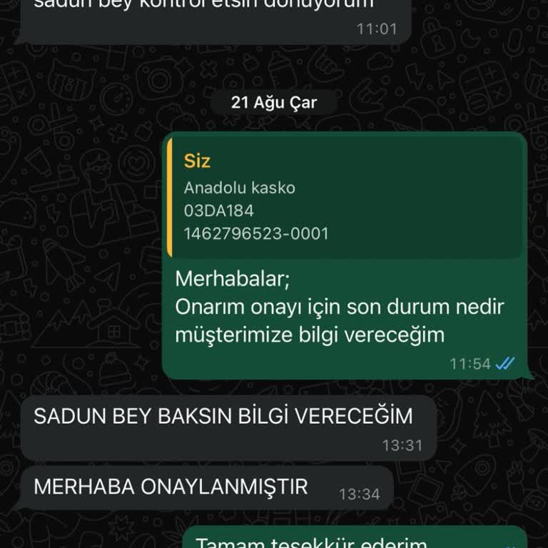 Anadolu Sigorta'nın Eksper Onayına Rağmen Ödeme Yapmaması