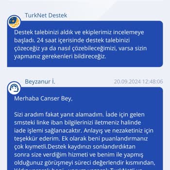 Peşin Ödenen Faturanın İadesi İçin Sürekli Oyalama