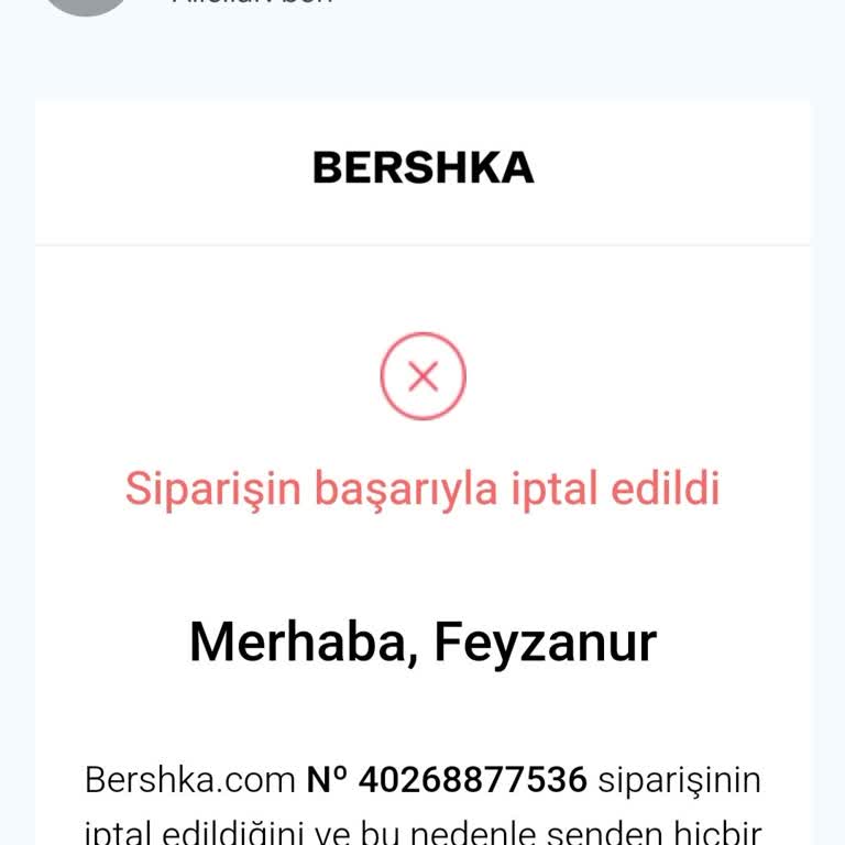 Bershka'nın İptal Edilen Kuponları Ve Hesap Erişim Sorunu