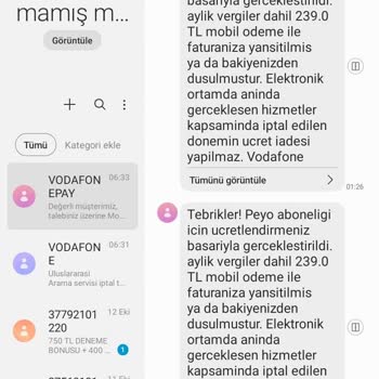 İzinsiz Mobil Ödeme Ve Abonelik Sorunu