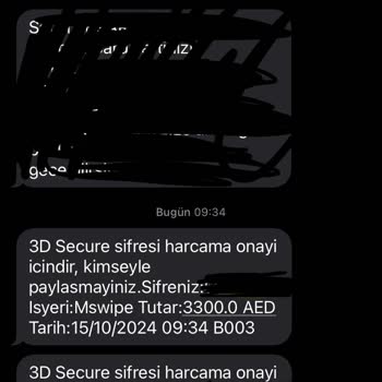 Yanıltıcı Kargo Mesajı Ve Kart Bilgisi Güvenliği Sorunu