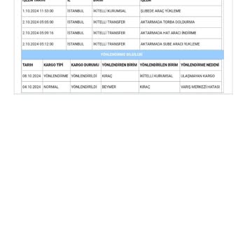 Kayıp Ürün Ve Yanıltıcı Kargo Süreci