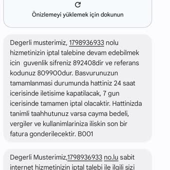 Türk Telekom'dan Yanıltıcı Bilgilendirme Ve İptal Süreci Sorunu