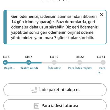 Amazon Ücret İadesi Bekleyen Müşteri Deneyimi