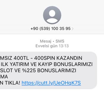 Vodafone'dan Gelen Sürekli Mesajlar Ve Çözüm Beklentisi