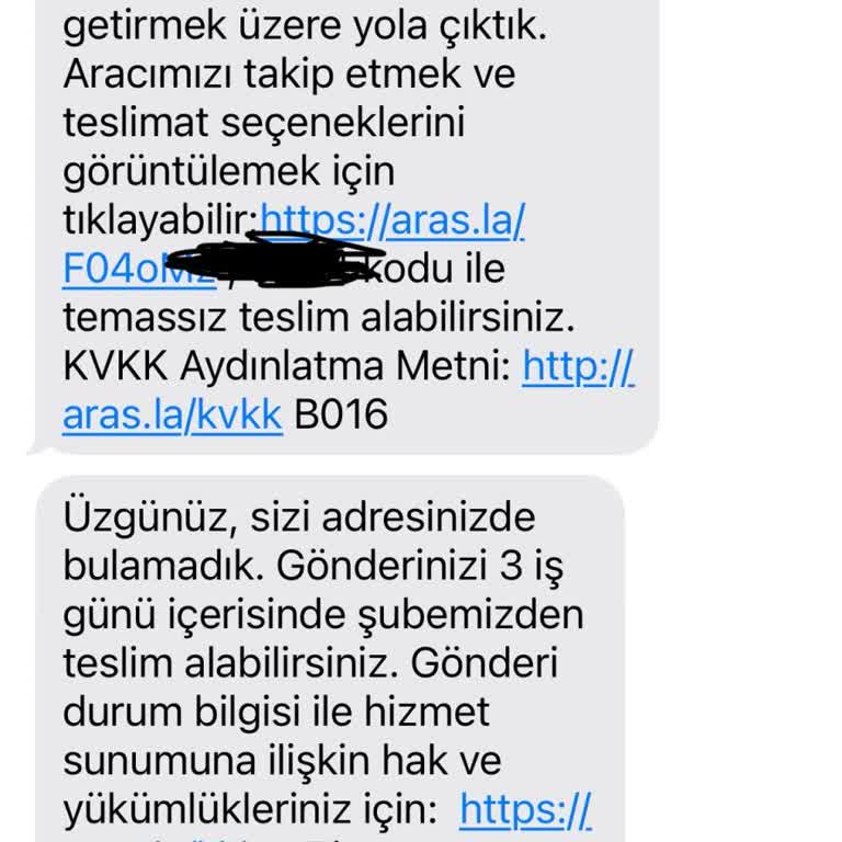 Aras Kargo İle Taşımada Zarar Gören Amazon Kargosu Ve Yanıltıcı Mesajlar