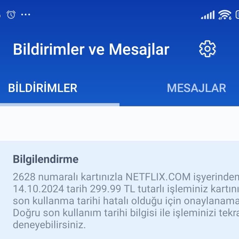 Netflix Hesabımdan İzinsiz Para Çekme Girişimi