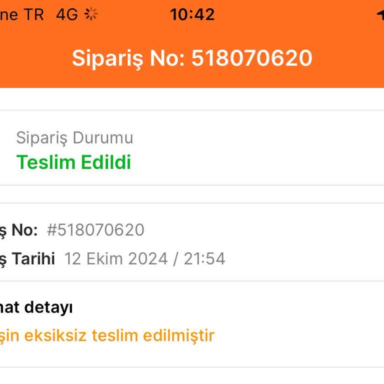 Sipariş İptali Ve İade Sorunu