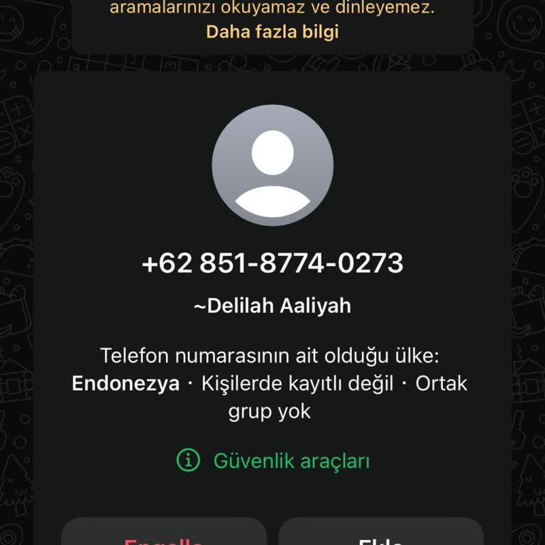 Bilinmeyen Numaradan Gelen Mesaj Rahatsızlığı