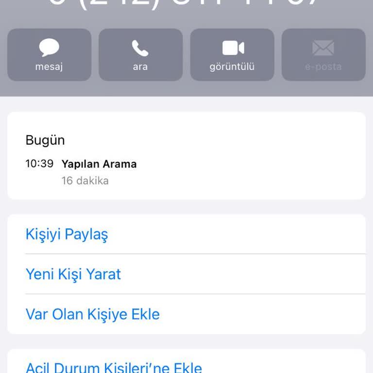 Antalya Bayi Telefonla Ulaşılamıyor