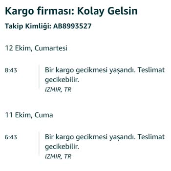 11 Günlük Kargo Gecikmesi Ve Ulaşılamayan Yetkili