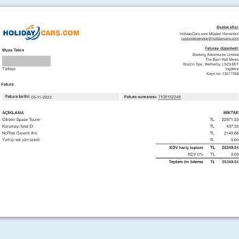 Araç Kiralama Rezervasyonunda Büyük Hayal Kırıklığı