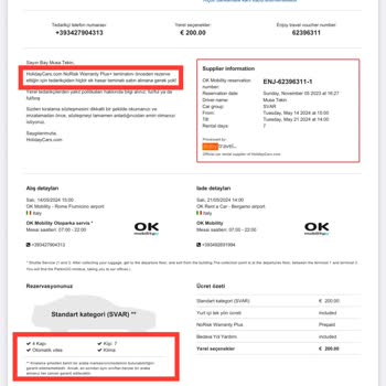 Araç Kiralama Rezervasyonunda Büyük Hayal Kırıklığı