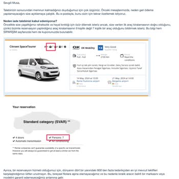 Araç Kiralama Rezervasyonunda Büyük Hayal Kırıklığı