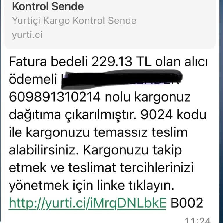 Adrese teslimat olarak yapılacak olan kargo neden teslim yapılmıyor?