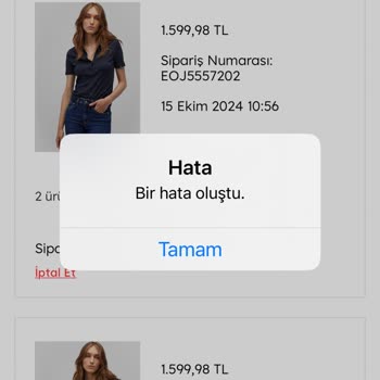 Mavi Uygulamasında Sipariş İptal Sorunu Ve Müşteri Hizmetleri Yetersizliği