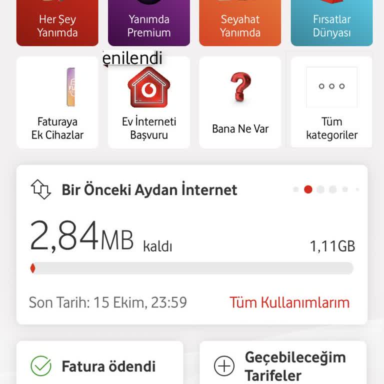 Kullanılmayan GB'lar İçin Ek Paket Ücreti Şoku