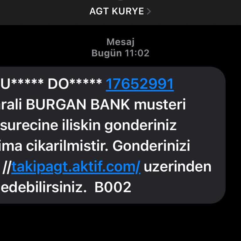 Burgan Bank Üyeliğim Olmadan Gelen Mesaj Sorunu