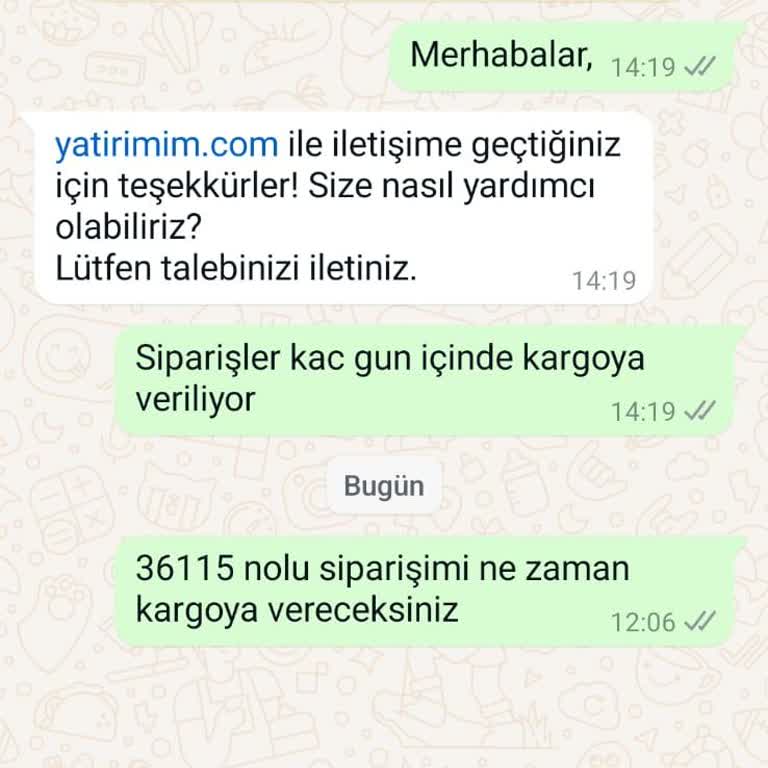 Altın Siparişim Gönderilmiyor, İletişim Kurulamıyor