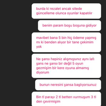 Mavibet Sitesinde Ödeme Sorunu Ve Oyun Müdahaleleri