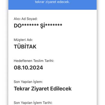 Teslim Edilmeyen Paket Ve Yetersiz Müşteri Hizmeti