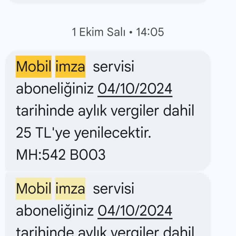Mobil İmza Sorunu Ve Yetersiz Müşteri Hizmeti