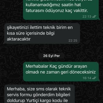Garanti Kapsamında Çözülmeyen Akıllı Saat Sorunu