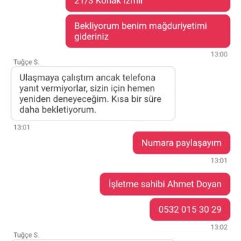 Yanlış Sipariş Ve İletişim Sorunları