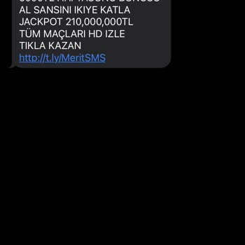 Vodafone'dan Gelen Bahis Mesajları Sorunu
