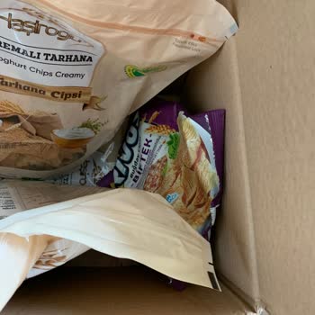 Haşiroğlu Tarhana Ve Buğday Cipsi Siparişim Ezildi
