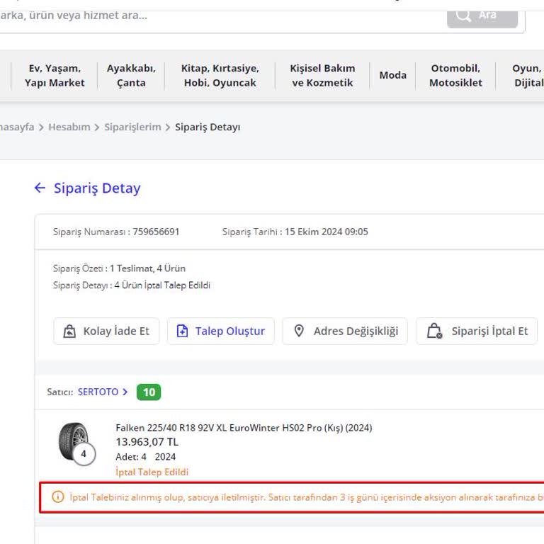 Yanıltıcı Ürün Bilgisi Ve Geciken İade Süreci