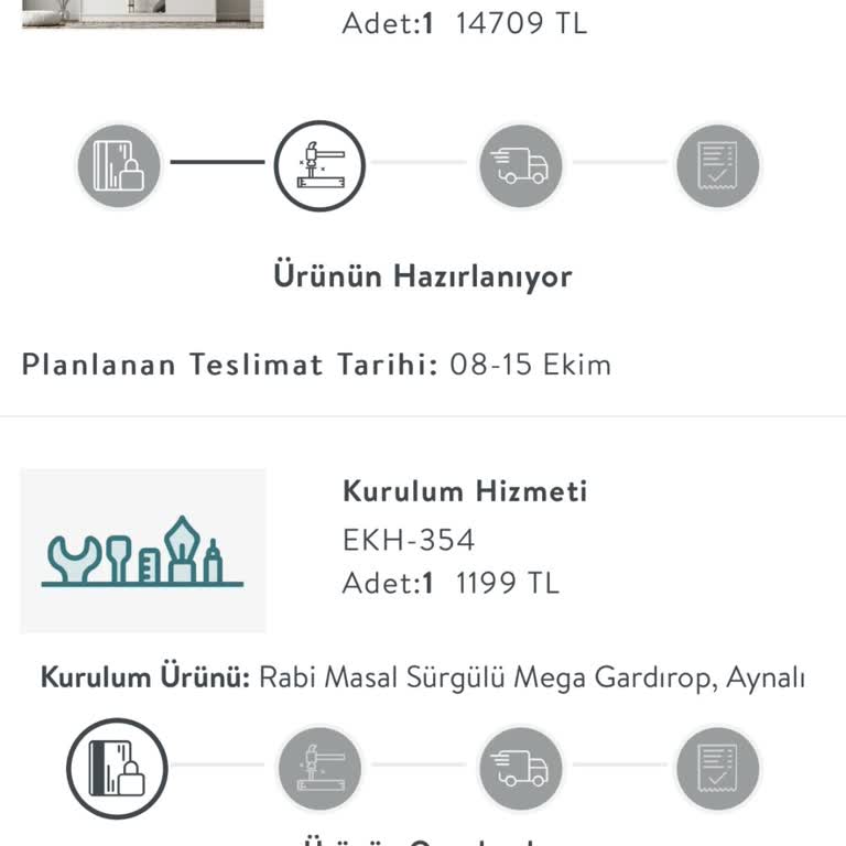 Vivense'den Teslim Edilemeyen Gardırop Ve İade Sorunu