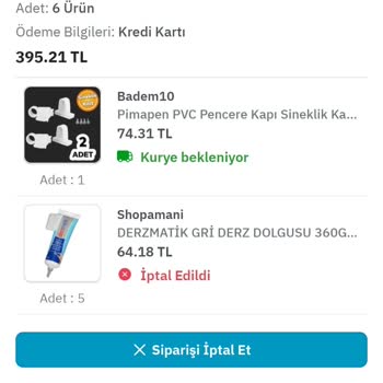 Hatalı Fiyat Bahaneleriyle İptal Edilen Sipariş