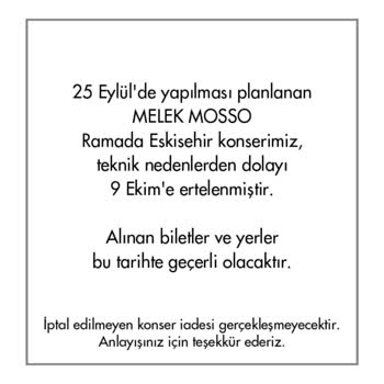 İptal Edilen Konser İçin Para İadesi Sorunu