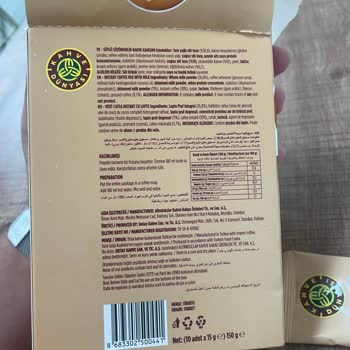 Kahve Dünyası'nda Bozuk Caffe Latte Deneyimi