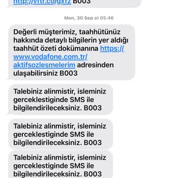 Vodafone Taahhüt Sorunu Ve Müşteri Hizmetleri İlgisizliği
