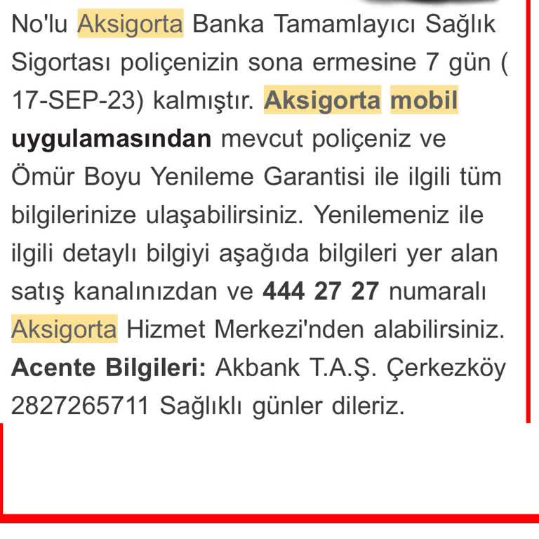 Sağlık Sigortası Yenileme Krizi