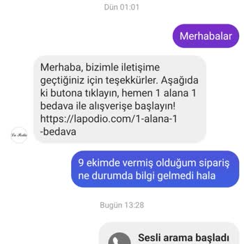 Lapodio'dan Alışverişte Ürün Teslimatı Sorunu