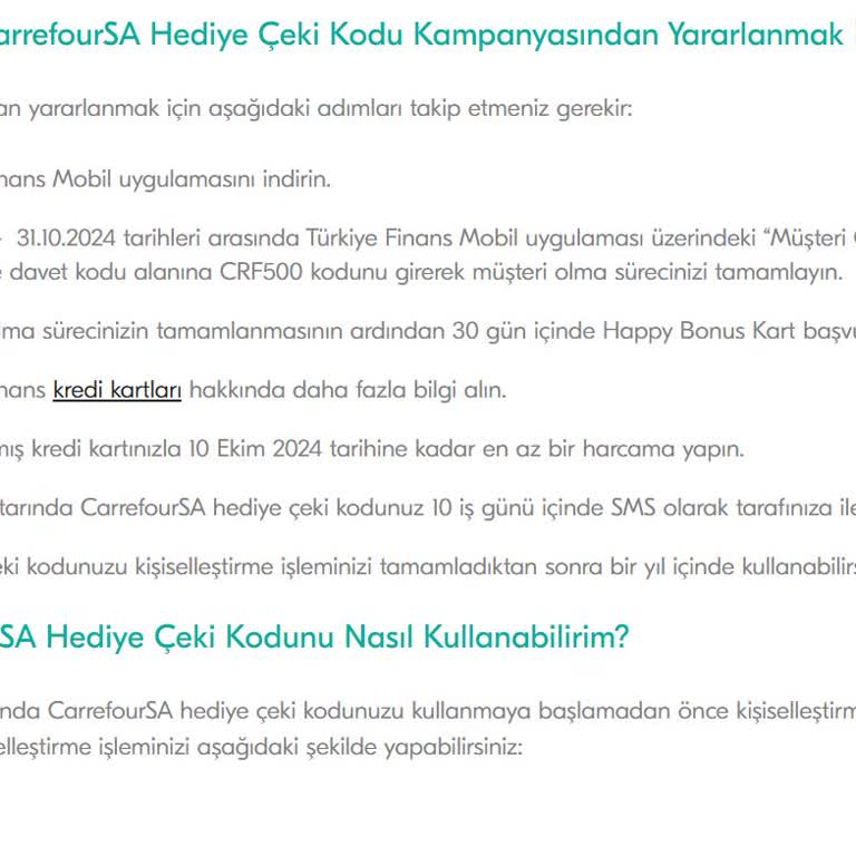 Hediye Çeki Kodu Gelmedi: Kampanya Koşulları Yerine Getirildi