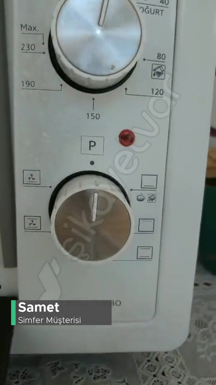 Simfer M 4502 Turbo Fırın Kapağı Kapanmıyor! videonun kapak resmi