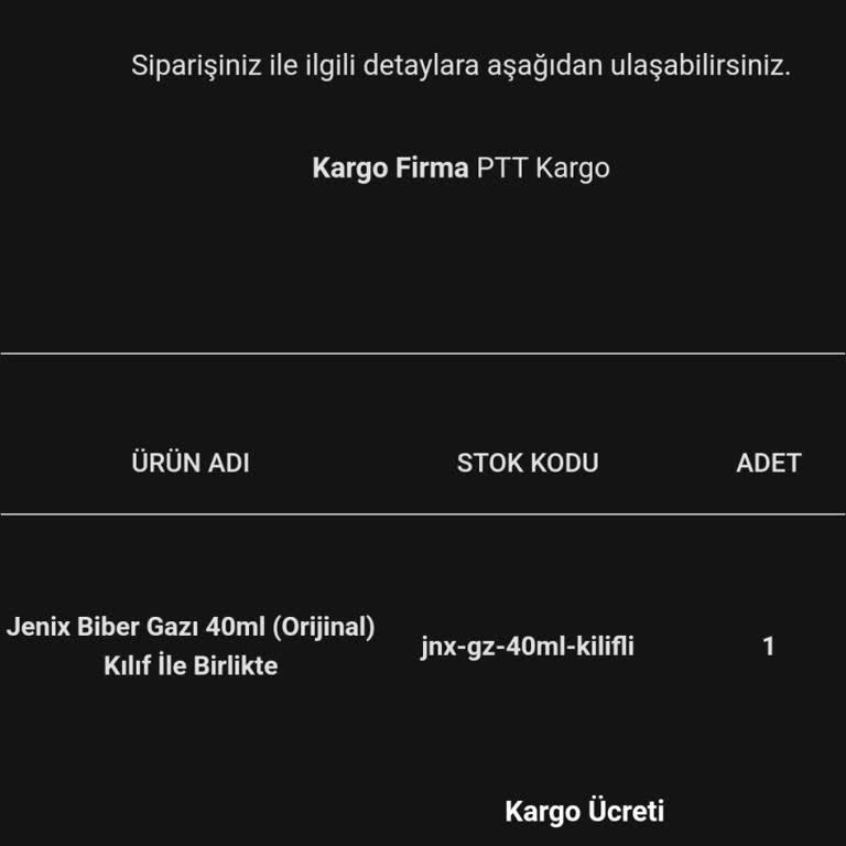 Biber Gazı Siparişim Hala Ulaşmadı!