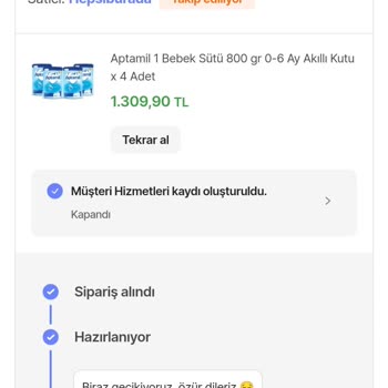 Ürün Teslimatı Sorunu Ve İade Süreci